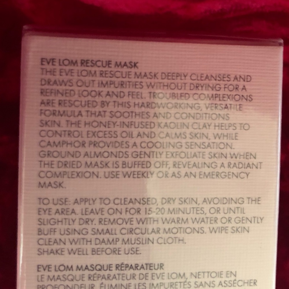 EVE LOM Rescue Mask - Picture 5 of 5